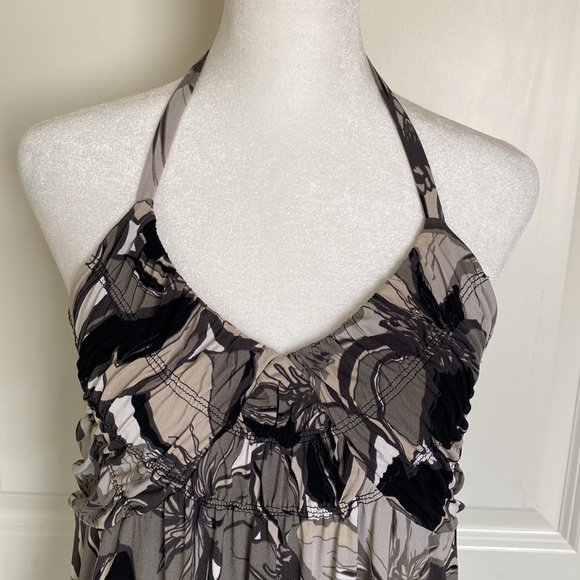 ELLE - Maxi Halter Floral Dress  - Size M - Picture 3 of 6